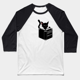 WORLD DOMINATION FOR CATS Baseball T-Shirt